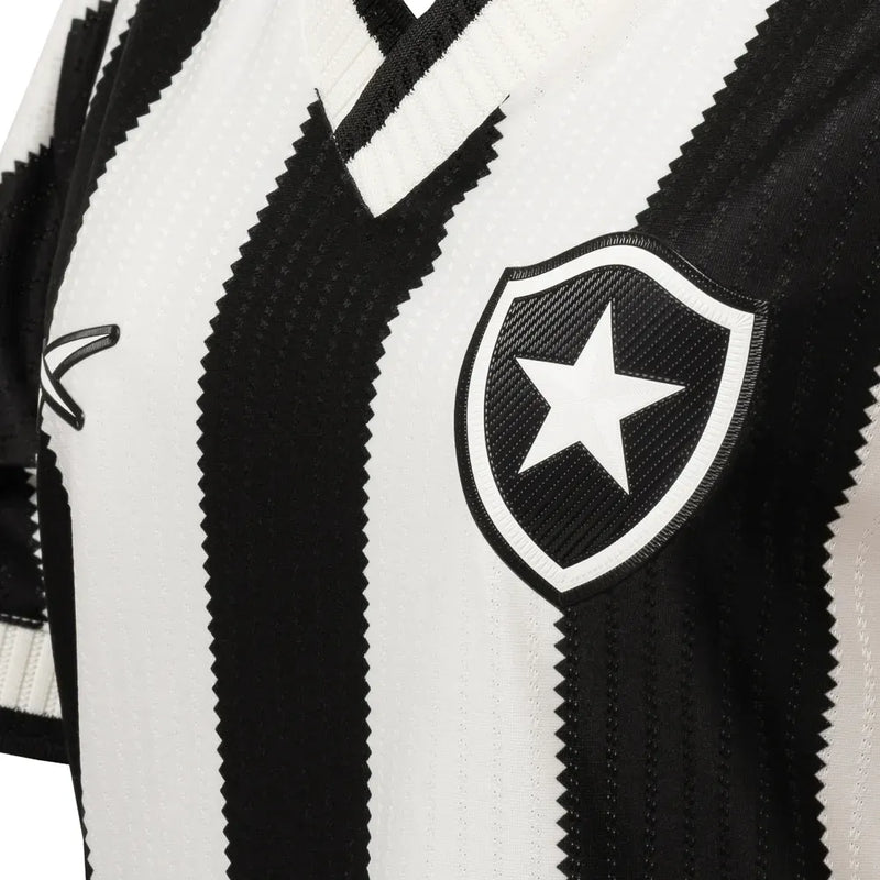 Camisa Botafogo Feminina Home 24/25 - Preta e Branca