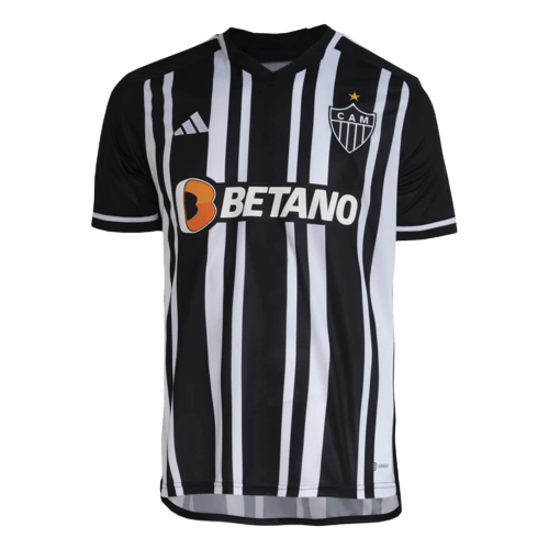 Camisa Atlético Mineiro Home 23/24 - Preta e Branca