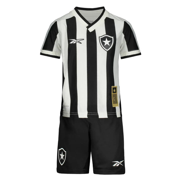 Conjunto Infantil Botafogo I 24/25 - Preto e Branco