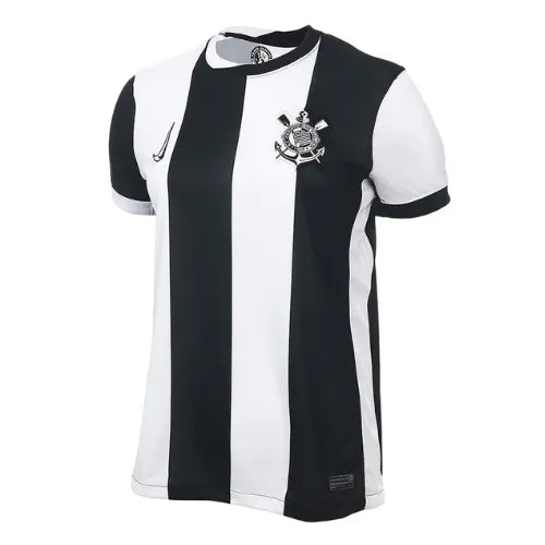 Camisa Corinthians Feminina Third 24/25 - Preta e Branca